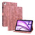iPad Air 11 2025 / 2024 Lily Embossed Leather Smart Tablet Case - Pink