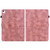 iPad Air 11 2025 / 2024 Lily Embossed Leather Smart Tablet Case - Pink