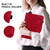 iPad Air 11 2025 / 2024 Lily Embossed Leather Smart Tablet Case - Red