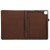 iPad Air 11 2025 / 2024 Litchi Texture Solid Color Leather Tablet Case - Brown
