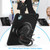 iPad Air 11 2025 / 2024 Rotation Handle Holder Silicone Hybrid PC Tablet Case - Black