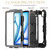 iPad Air 11 2025 / 2024 Silicone Hydric PC Tablet Case with Shoulder Strap & Holder - Black