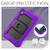 iPad Air 11 2025 / 2024 Silicone Hydric PC Tablet Case with Shoulder Strap & Holder - Purple