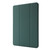 iPad Air 11 2025 / 2024 Skin Feel Tri-fold Leather Tablet Case with Pen Slot - Dark Green