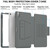 iPad Air 11 2025 / 2024 Smart B Magnetic Holder Leather Tablet Case - Grey iPad Air 11 2025 / 2024 Smart B Magnetic Holder Leather Tablet Case - Grey