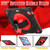 iPad Air 11 2025 / 2024 Spider Hand Grip Turntable Stand Tablet Case - Black Red