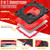 iPad Air 11 2025 / 2024 Spider Hand Grip Turntable Stand Tablet Case - Black Red