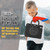 iPad Air 11 2025 / 2024 Spider Rotation Handle Silicone Hybrid PC Tablet Case - Black