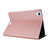 iPad Air 11 2025 / 2024 Stretch Voltage Plain Leather Smart Tablet Case - Rose Gold