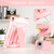 iPad Air 11 2025 / 2024 T Holder Robot Silicone Hybrid PC Tablet Case - Rose Gold