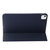iPad Air 11 2025 / 2024 Three-fold Holder Flip Tablet Leather Case - Dark Blue