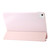 iPad Air 11 2025 / 2024 Three-fold Holder Flip Tablet Leather Case - Light Pink