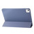 iPad Air 11 2025 / 2024 Three-fold Holder Flip Tablet Leather Case - Purple