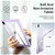 iPad Air 11 2025 / 2024 Transparent Acrylic Tablet Case - Light Purple