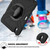 iPad Air 11 2025 / 2024 X Rotation PC Hybrid Silicone Tablet Case with Strap - Full Black