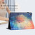 iPad 10.9 2022 / 2025 Sewing Litchi Texture Smart Leather Tablet Case - Oil Painting Tree