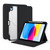 iPad 2025 / 2022 2-Fold Clear Acrylic Leather Tablet Case - Black