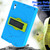 iPad 2025 / 2022 360 Rotation Stand EVA Hard PC Tablet Case with Strap - Blue+Green