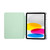 iPad 2025 / 2022 3-folding Electric Pressed Skin Texture Leather Tablet Case - Green