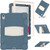 iPad 2025 / 2022 3-Layer Protection Screen Frame + PC + Silicone Tablet Case - Cornflower Blue