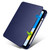iPad 2025 / 2022 Acrylic 360 Degree Rotation Holder Tablet Leather Case - Dark Blue