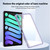 iPad 2025 / 2022 Acrylic Hybrid TPU Tablet Case with Pen Slot - Purple