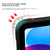 iPad 2025 / 2022 Acrylic TPU Transparent Tablet Protective Case - Black