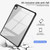 iPad 2025 / 2022 Acrylic TPU Transparent Tablet Protective Case - Black