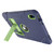 iPad 2025 / 2022 Armor Holder Silicone Hybrid PC Tablet Case - Navy Yellow Green