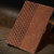iPad 2025 / 2022 Building Blocks Embossed Leather Smart Tablet Case - Brown