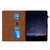 iPad 2025 / 2022 Building Blocks Embossed Leather Smart Tablet Case - Brown