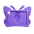 iPad 2025 / 2022 Butterfly Bracket Style EVA Children Shockproof Tablet Protective Case - Purple