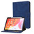 iPad 2025 / 2022 Calf Texture Horizontal Flip Leather Tablet Case - Dark Blue