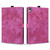 iPad 2025 / 2022 Cartoon Sakura Cat Embossed Smart Leather Tablet Case - Rose Red
