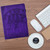 iPad 2025 / 2022 Cats Embossed Leather Smart Tablet Case - Purple