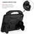 iPad 2025 / 2022 Children EVA Shockproof Tablet Case with Thumb Bracket - Black