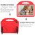 iPad 2025 / 2022 Children EVA Shockproof Tablet Case with Thumb Bracket - Red