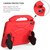 iPad 2025 / 2022 Children EVA Shockproof Tablet Case with Thumb Bracket - Red