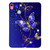 iPad 2025 / 2022 Color Painting Pattern Smart Tablet TPU Case - Blue Butterfly