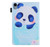 iPad 2025 / 2022 Colored Drawing Leather Smart Tablet Case - Cup Panda