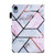 iPad 2025 / 2022 Colored Drawing Leather Smart Tablet Case - Grid