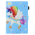 iPad 2025 / 2022 Colored Drawing Leather Smart Tablet Case - Star Unicorn