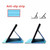 iPad 2025 / 2022 Coloured Drawing Stitching Smart Leather Tablet Case - Colored Sand