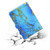 iPad 2025 / 2022 Coloured Drawing Stitching Smart Leather Tablet Case - Gilded Marble