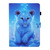 iPad 2025 / 2022 Coloured Drawing Stitching Smart Leather Tablet Case - Little Tiger