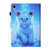 iPad 2025 / 2022 Coloured Drawing Stitching Smart Leather Tablet Case - Little Tiger