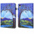 iPad 2025 / 2022 Coloured Drawing Stitching Smart Leather Tablet Case - Mountain View