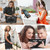 iPad 2025 / 2022 Contrast Color Robot Shockproof Silicon + PC Tablet Protective Case - Black