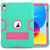 iPad 2025 / 2022 Contrast Color Silicone + PC Tablet Case with Holder - Mint Green Rose Red iPad 2025 / 2022 Contrast Color Silicone + PC Tablet Case with Holder - Mint Green Rose Red