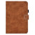iPad 2025 / 2022 Cowhide Texture Tablet Leather Smart Case - Brown